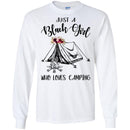 Just A Black Girl Who Loves Camping T-shirts CustomCat