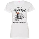 Just A Black Girl Who Loves Camping T-shirts CustomCat