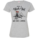 Just A Black Girl Who Loves Camping T-shirts CustomCat