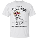Just A Black Girl Who Loves Dachshunds T-shirts CustomCat