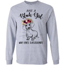 Just A Black Girl Who Loves Dachshunds T-shirts CustomCat