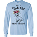 Just A Black Girl Who Loves Dachshunds T-shirts CustomCat
