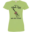 Just A Black Girl Who Loves Guitars T-shirts CustomCat