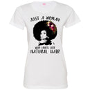 Just A Black Girl Who Loves Her Natural Hair T-shirts CustomCat