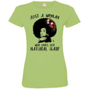 Just A Black Girl Who Loves Her Natural Hair T-shirts CustomCat