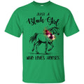 Just A Black Girl Who Loves Horses T-shirts CustomCat