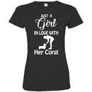 Just A Girl In Love With Her Corgi Funny Gift Lover Dog Tee Shirt CustomCat