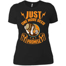 Just One More Beer I Promise T-shirt CustomCat