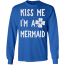 Kiss Me I'm A Mermaid Funny Mermaid T-shirt CustomCat