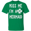 Kiss Me I'm A Mermaid Funny Mermaid T-shirt CustomCat