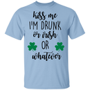 Kiss me I'm Drunk Or Irish Or Whatever Funny Mermaid T-shirt CustomCat