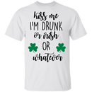 Kiss me I'm Drunk Or Irish Or Whatever Funny Mermaid T-shirt CustomCat