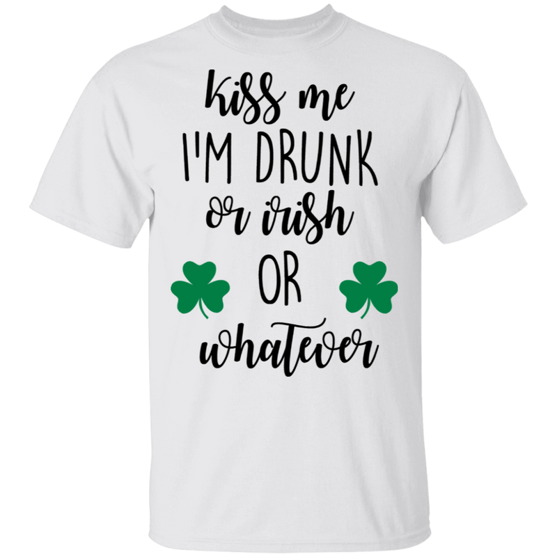Kiss me I'm Drunk Or Irish Or Whatever Funny Mermaid T-shirt CustomCat