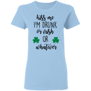 Kiss me I'm Drunk Or Irish Or Whatever Funny Mermaid T-shirt CustomCat