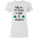 Kiss me I'm Drunk Or Irish Or Whatever Funny Mermaid T-shirt CustomCat