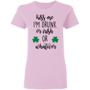 Kiss me I'm Drunk Or Irish Or Whatever Funny Mermaid T-shirt CustomCat