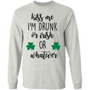 Kiss me I'm Drunk Or Irish Or Whatever Funny Mermaid T-shirt CustomCat