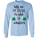 Kiss me I'm Drunk Or Irish Or Whatever Funny Mermaid T-shirt CustomCat