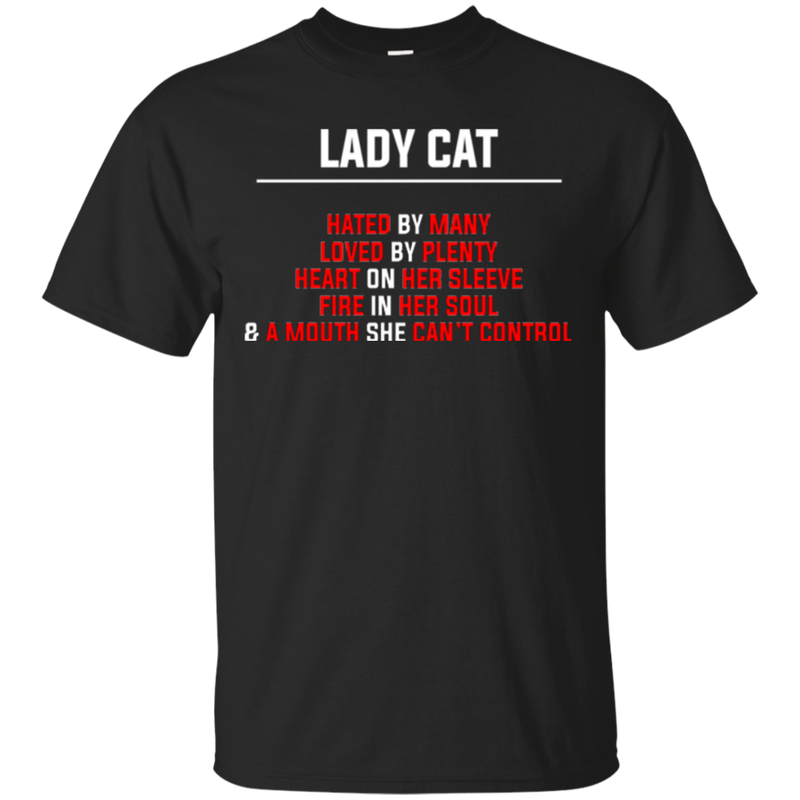 Lady cat T-shirts CustomCat