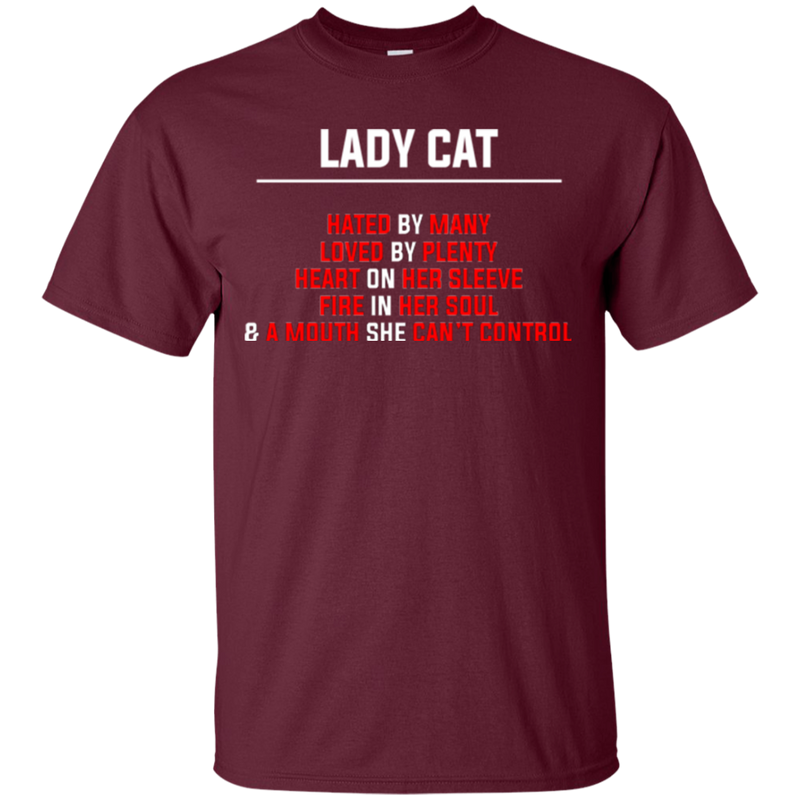 Lady cat T-shirts CustomCat