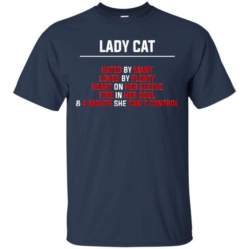 Lady cat T-shirts CustomCat