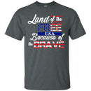 Land Of The Free Veterans T-shirts & Hoodie for Veteran's Day CustomCat