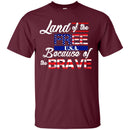 Land Of The Free Veterans T-shirts & Hoodie for Veteran's Day CustomCat
