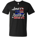 Land Of The Free Veterans T-shirts & Hoodie for Veteran's Day CustomCat