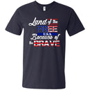 Land Of The Free Veterans T-shirts & Hoodie for Veteran's Day CustomCat