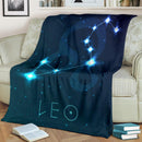 Leo Zodiac Sign Astrology Blanket Spiritual Horoscope Constellations Stars Blanket Large Blanket