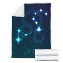 Leo Zodiac Sign Astrology Blanket Spiritual Horoscope Constellations Stars Blanket Large Blanket