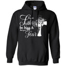 Let Your Faith Be Bigger Than Your Fear God Cross T Shirts CustomCat