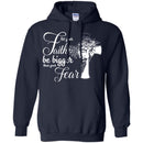 Let Your Faith Be Bigger Than Your Fear God Cross T Shirts CustomCat