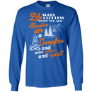 Life suck A Lot Less When You Add Mountain Air A Campfire And Some Peace And Quiet Camping T-Shirt CustomCat