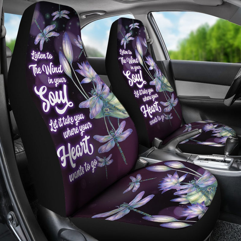 Listen To the Wind In You Soul Car Seat Covers (Set of 2)