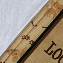 Look Ahead Look Right Beside You Chihuahua Fleece Blanket interestprint