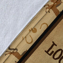 Look Right Beside You And I'll Be There Horse Fleece Blanket interestprint