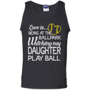 Love is being at the ballpark watching my daughter play ball T-shirts CustomCat