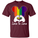 Love is love funny T-shirt CustomCat