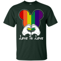 Love is love funny T-shirt CustomCat