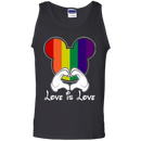 Love is love funny T-shirt CustomCat