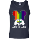 Love is love funny T-shirt CustomCat