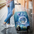 Lovely Mermaid Bubble Luggage Cover interestprint