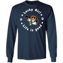 Lucky Girl- Dog Funny Gifts Patrick's Day Irish T-Shirt