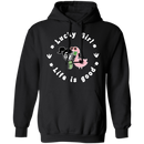Lucky Girl- Flamingo Funny Gifts Patrick's Day Irish T-Shirt