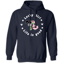 Lucky Girl- Flamingo Funny Gifts Patrick's Day Irish T-Shirt