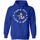 Lucky Girl- Flamingo Funny Gifts Patrick's Day Irish T-Shirt