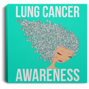 Lung Cancer Awareness Canvas Wall Art Decor