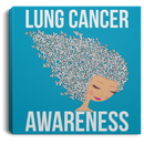 Lung Cancer Awareness Canvas Wall Art Decor