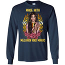 Made With Melanin And Magic Funny T-shirts CustomCat
